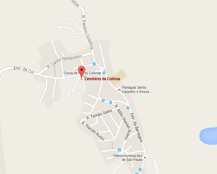 Localização do Velório Cemitério Colônia 