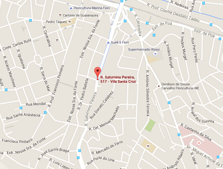 Localização do Velório Igreja do Evangelho Quadrangular 