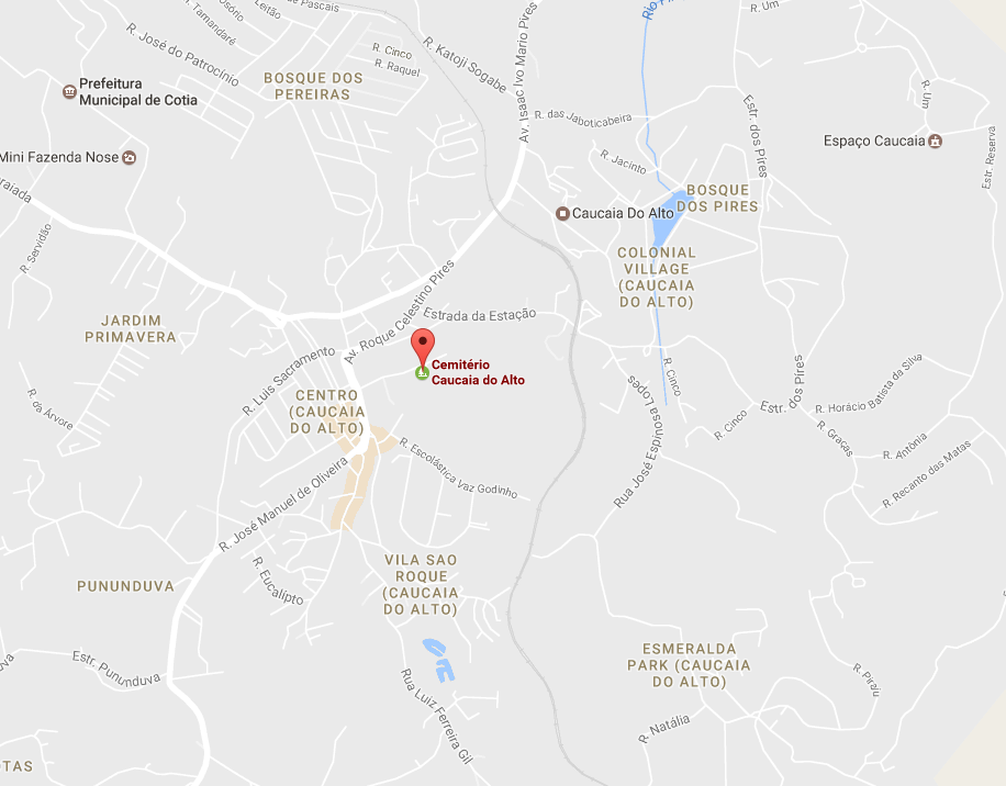 Localização da Floricultura Caucaia do Alto