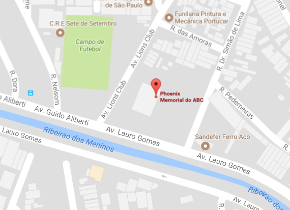 Localização da Floricultura Floricultura Cemitério Phoenix