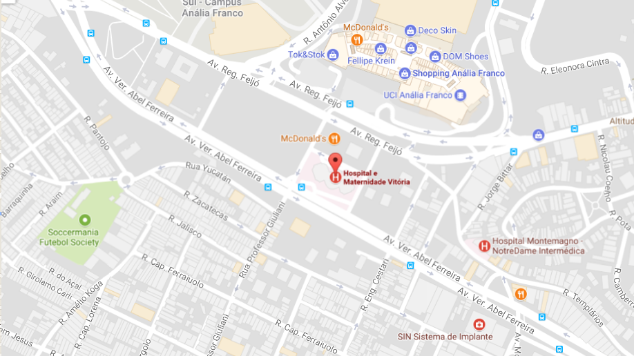 Localização da Floricultura Vitória